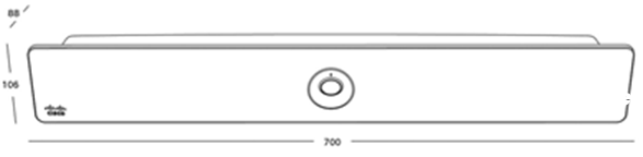 Cisco Webex Room Kit 尺寸