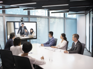 视频会议软件自带录播功能，方便整理各自会场的会议纪要